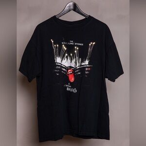 RARE vintage Rolling Stones Concert Graphic Black Tee